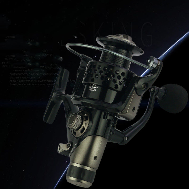 Metal Head Front And Rear Brake Fishing Reel - Blue Force Sports