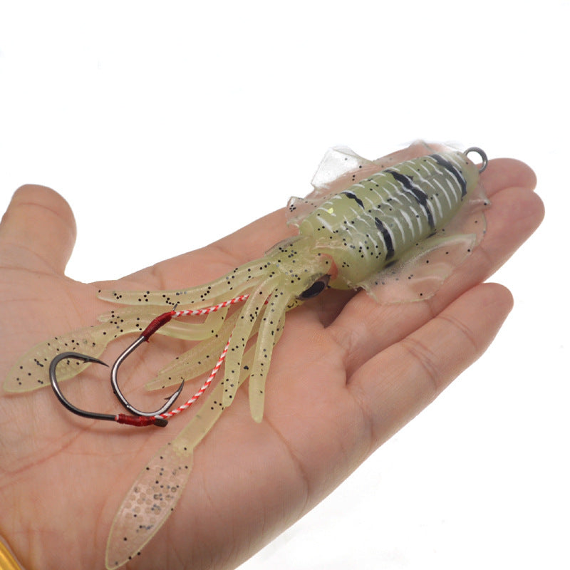 Leaded luminous imitation squid bait - Blue Force Sports