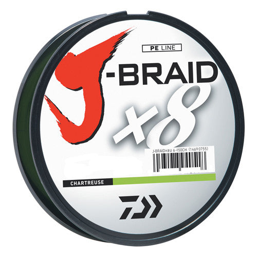 J-Braid 20lb Chartreuse 300m - GhillieSuitShop