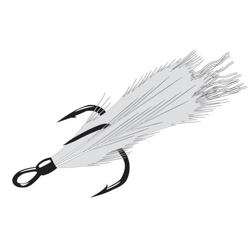 Feathered Treble Wxr 4, 2 Hooks P/P - GhillieSuitShop