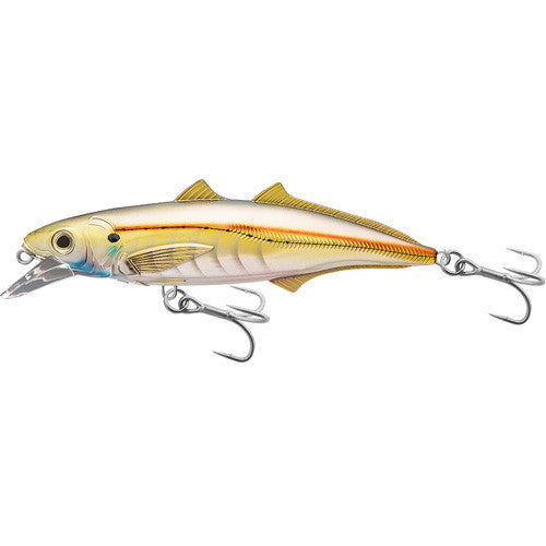 Cigar Minnow Jrkbait,SD,pearl/Gld1/0 - GhillieSuitShop
