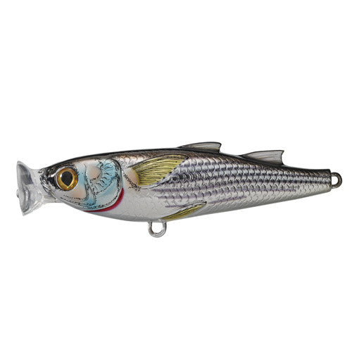 Mullet Popper,silver/black,#1 - GhillieSuitShop