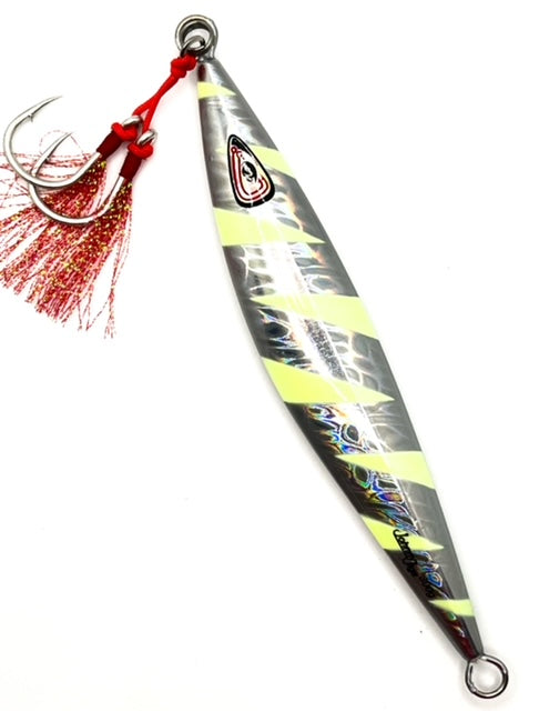 JOHNNY JIGS SLOW PITCH JIG FLAT BACK 190 GRAMS