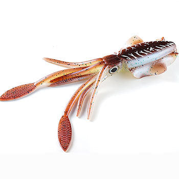 Silicone 20cm Luminous Bionic Squid Bait - Blue Force Sports
