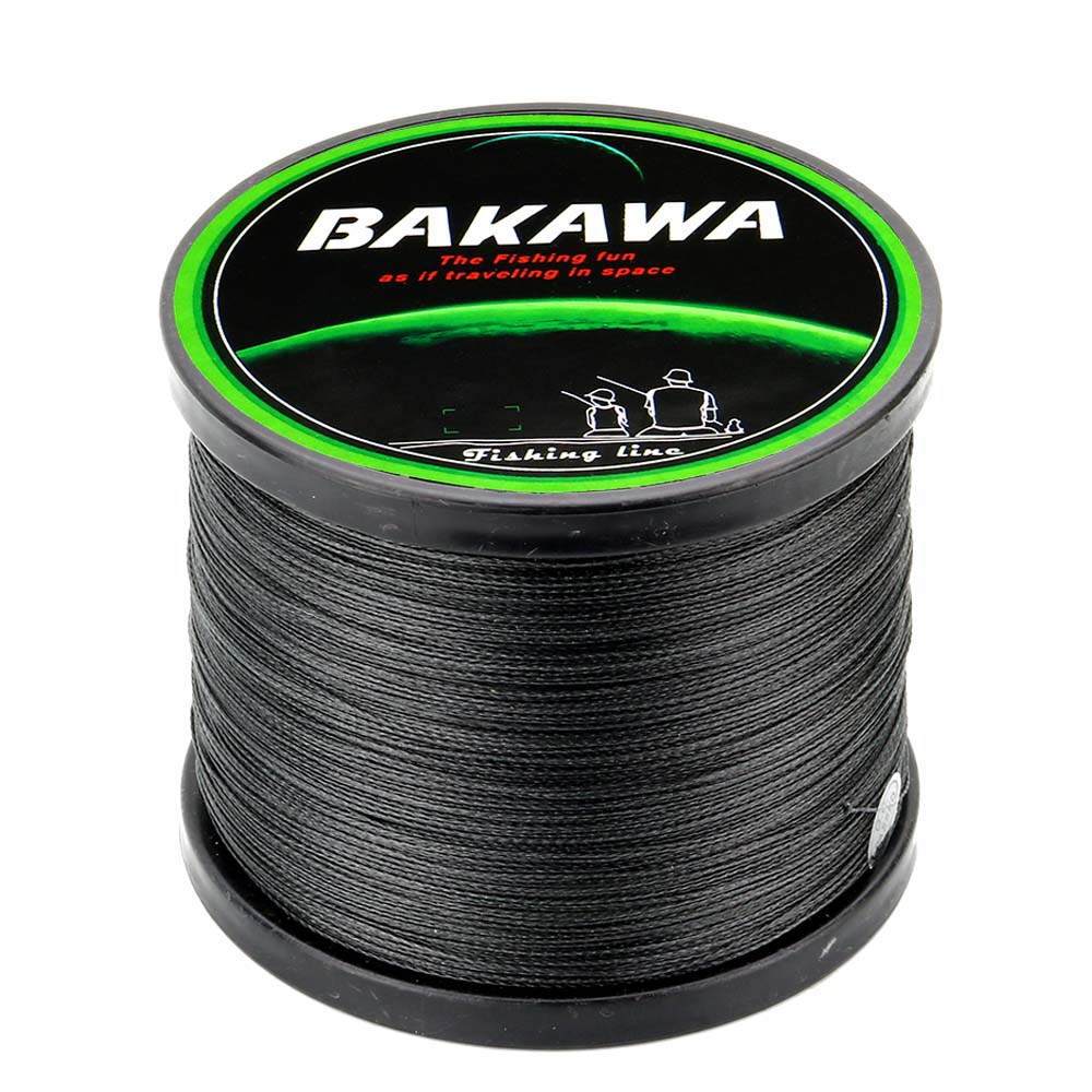 BAKAWA SuperPower 1000 4 Strand 18LB 80LB PE Braided Fishin - Blue Force Sports