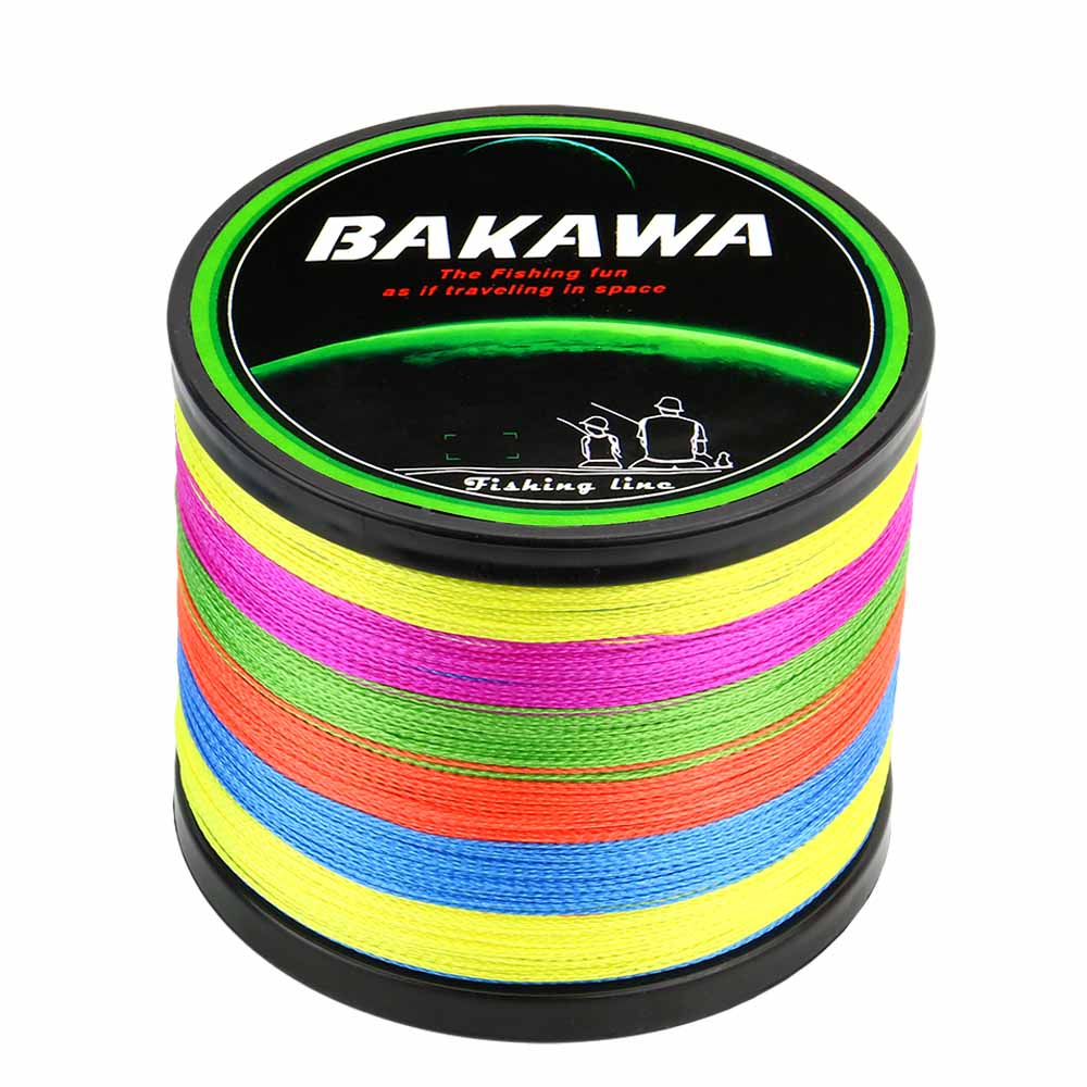 BAKAWA SuperPower 1000 4 Strand 18LB 80LB PE Braided Fishin - Blue Force Sports