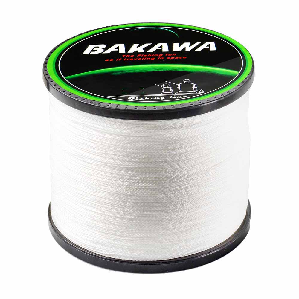 BAKAWA SuperPower 1000 4 Strand 18LB 80LB PE Braided Fishin - Blue Force Sports