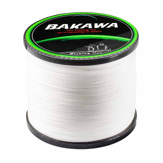 BAKAWA SuperPower 1000 4 Strand 18LB 80LB PE Braided Fishin - Blue Force Sports