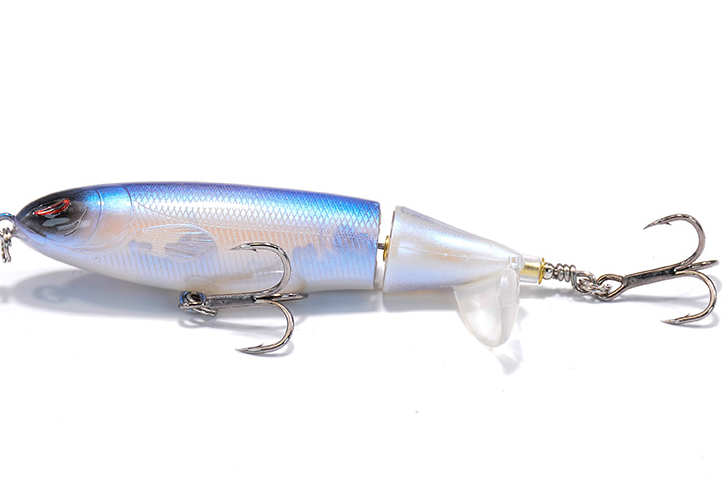 Fake Lure Black Fishing Lure Propeller Artificial Lure - Blue Force Sports