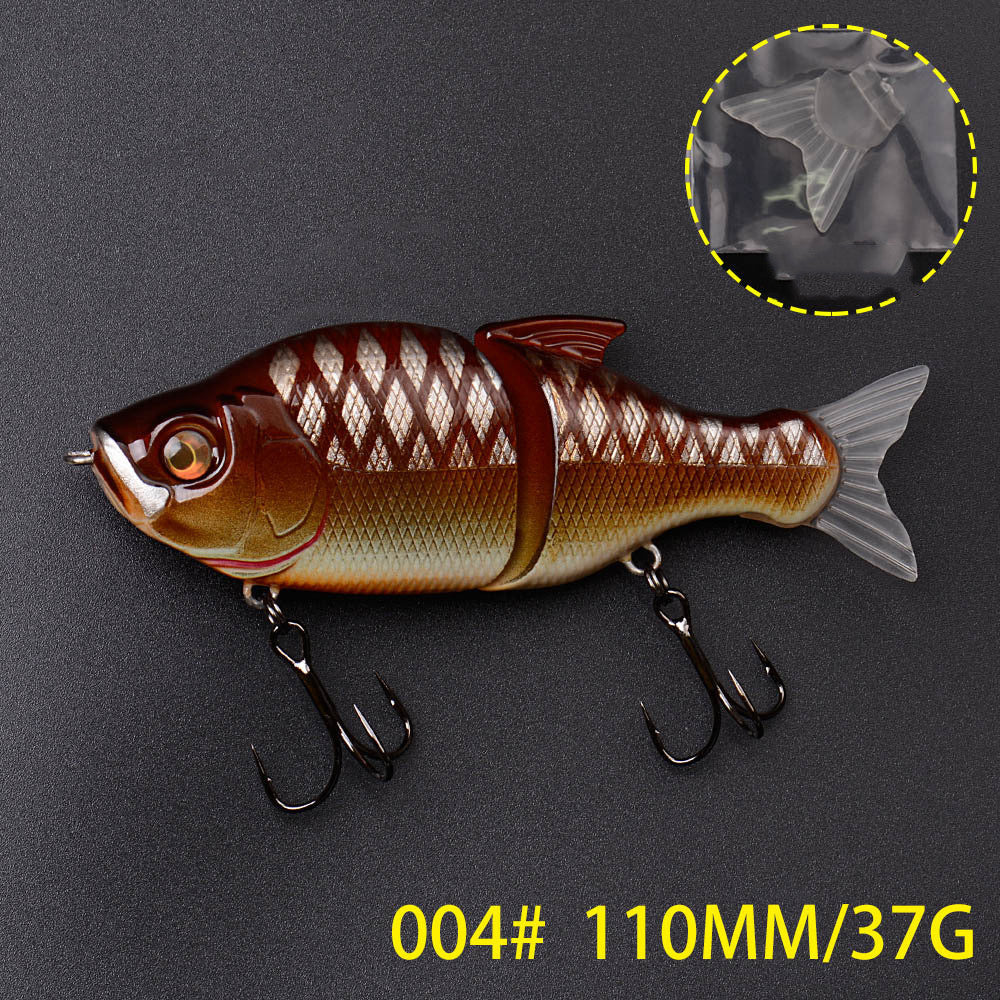 Knotty Fish Fake Bait Simulation Bait Freshwater Plastic Fake Bait Hard Bait - Blue Force Sports