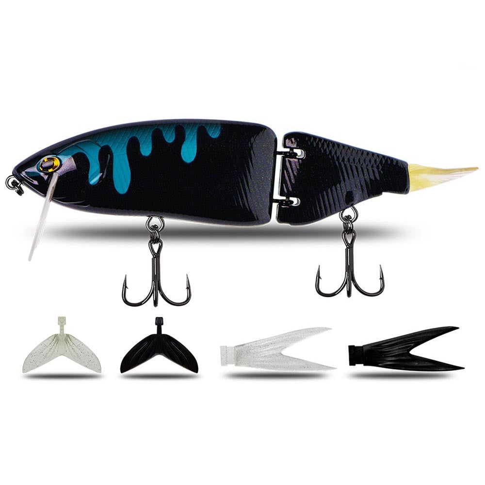 Sub-floating Water Multi-section Bionic False Bait - Blue Force Sports