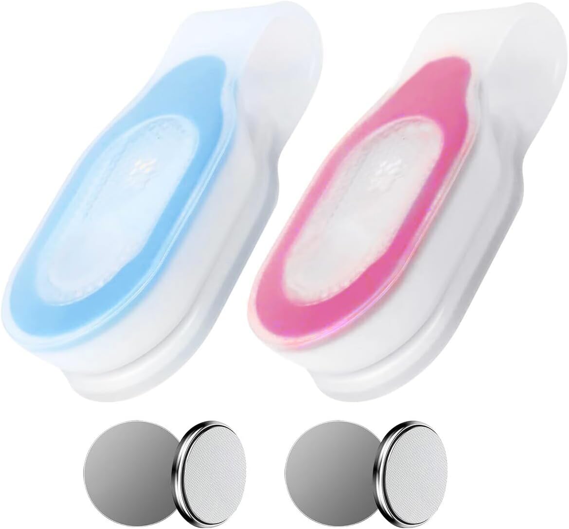 LED Flashlights Clip on Flashlight Night Safely Nursing Night Light Hands Free Strong Magnetic to Grip Clothing with a Keychain Flashlight for Walking Running Sports Outdoor Emergency