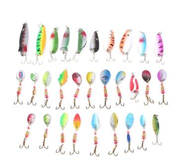 30 Fiskedrag 3-7g Spinnare & Skeddrag - Blue Force Sports
