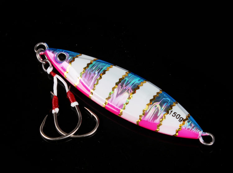 Luminous Laser Lead With Double Hook Slow Rocking Iron Bait - Blue Force Sports