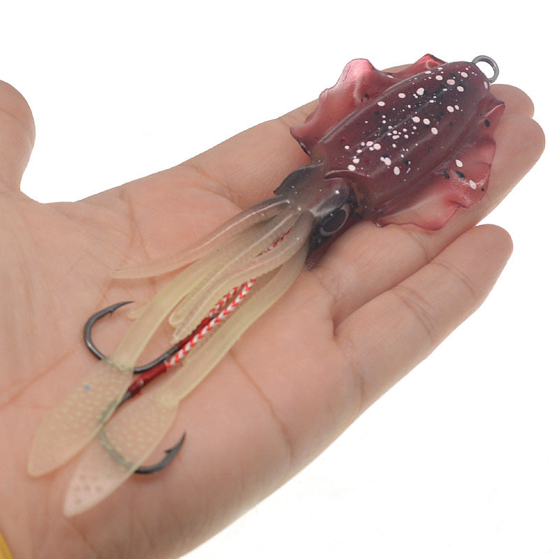 Leaded luminous imitation squid bait - Blue Force Sports