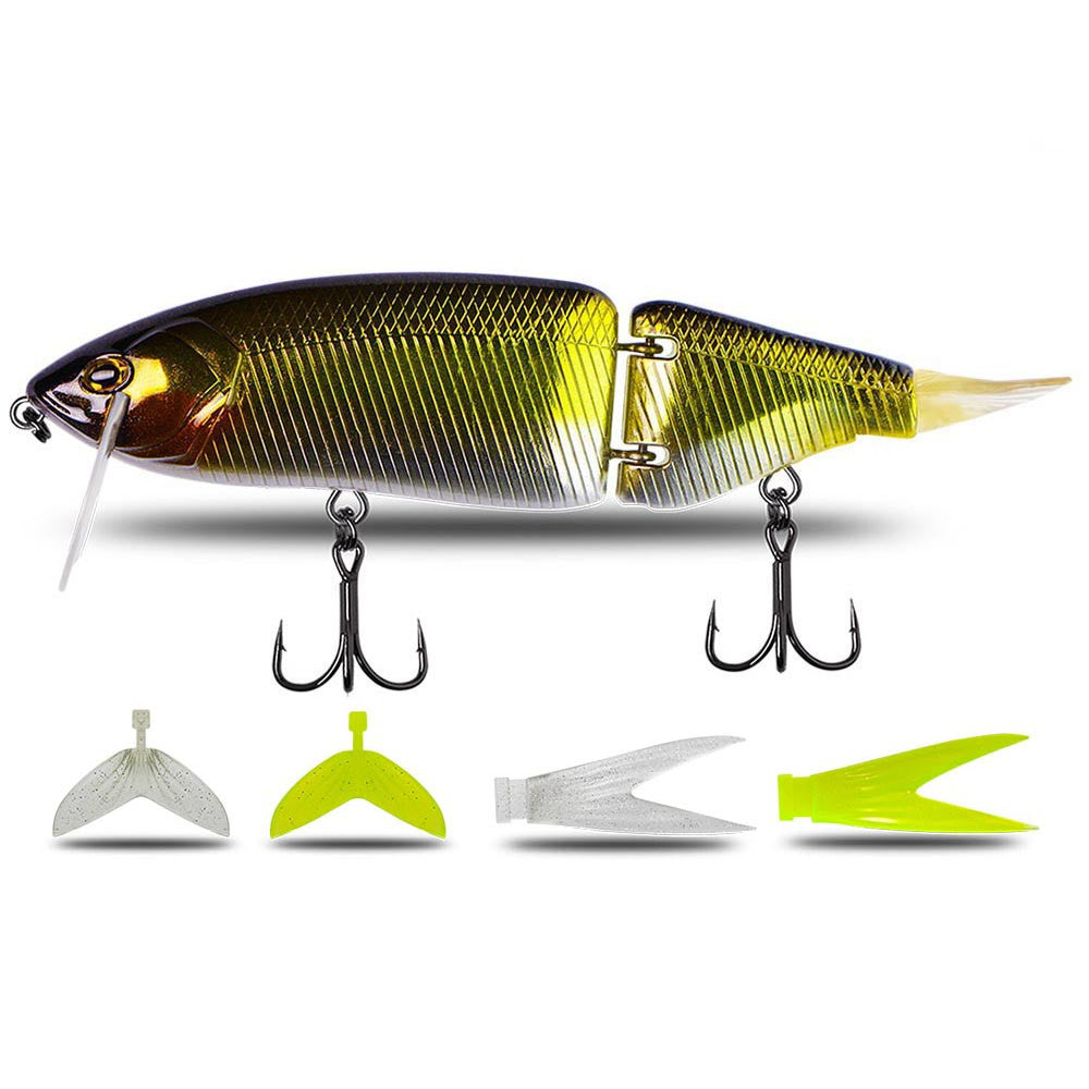 Sub-floating Water Multi-section Bionic False Bait - Blue Force Sports