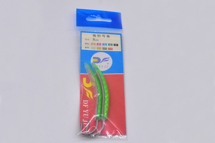 Trolling Bow Angle 7-10cm Water Mouse Fishing Horse Mackerel Smoke Baby Big Green Needle Bait - Blue Force Sports