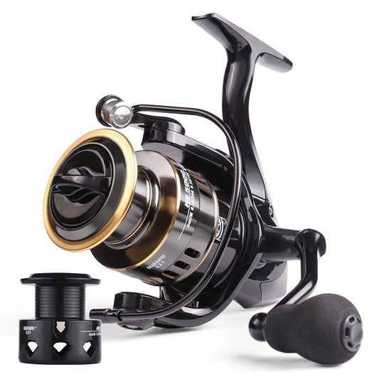 Fishing Reel HE1000-7000 Max Drag 10kg High Speed Metal Spool Spinning Reel