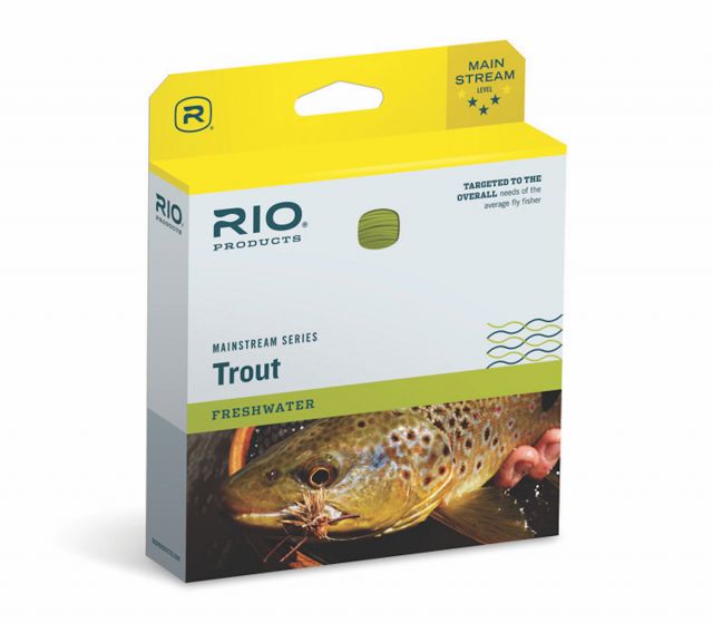 RIO MAINSTREAM TYPE 3 12FT SINKING TIP WF4F/S3 BROWN/LEMON GREEN