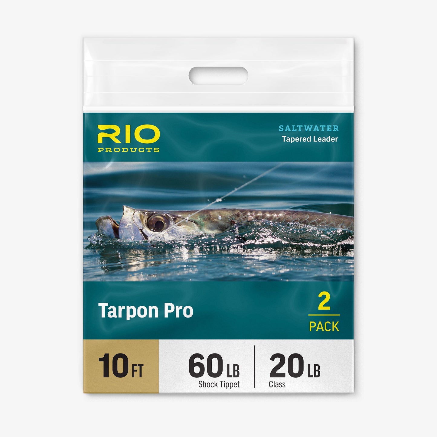 PRO TARPON LEADER 30LB CLASS 60LB FLUOROCARBON SHOCK