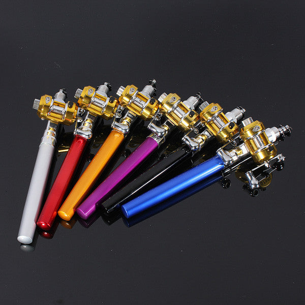 Portable Pocket Pen Shape Aluminum Alloy Fishing Rod Pole Reel Combos - GhillieSuitShop