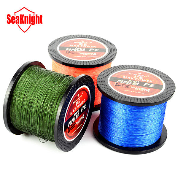 1000M SeaKnight Tri-Poseidon Series Braid Wire PE Braided Fishing Line Braided Line 8-60LB - GhillieSuitShop