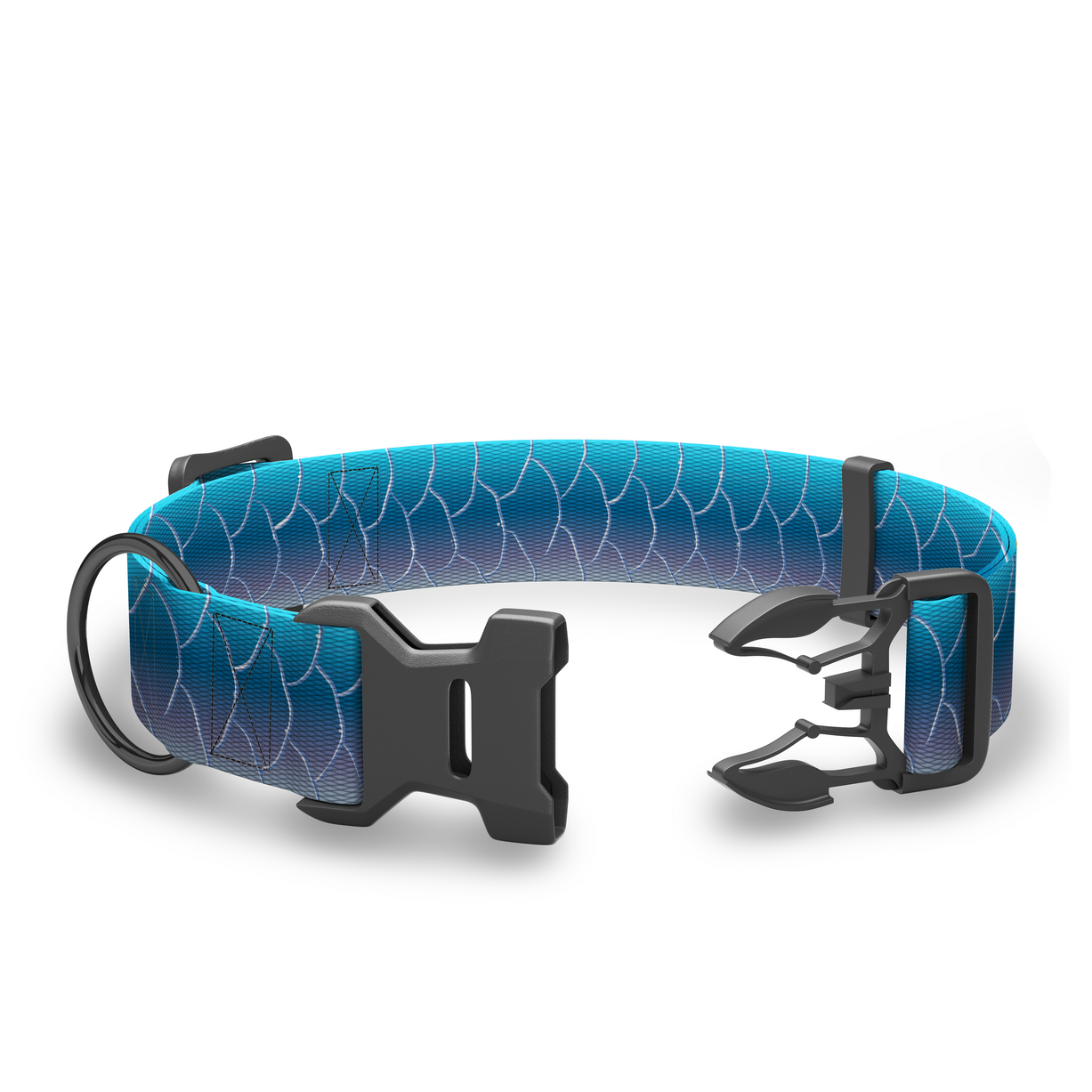 WINGO DOG COLLAR, DEYOUNG TARPON, S/M