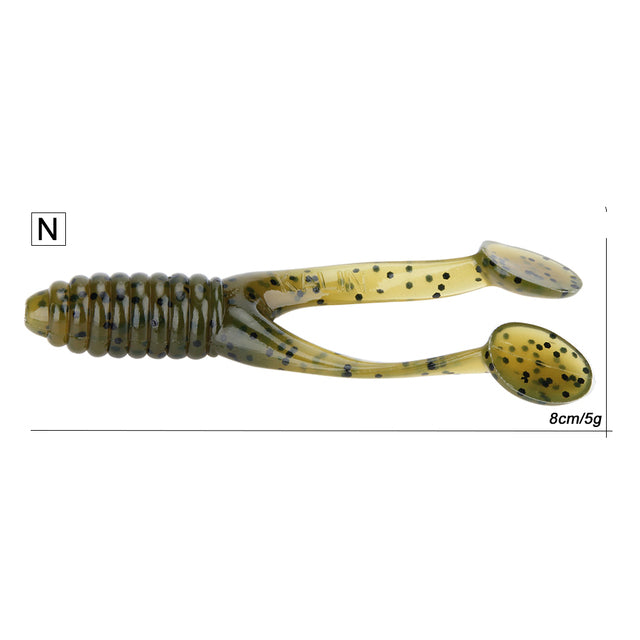 10pcs 45mm Or 5pcs 80mm Swimming Double Paddle Tai - Blue Force Sports