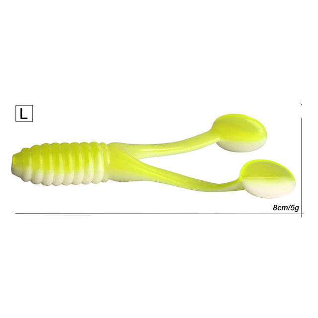 10pcs 45mm Or 5pcs 80mm Swimming Double Paddle Tai - Blue Force Sports