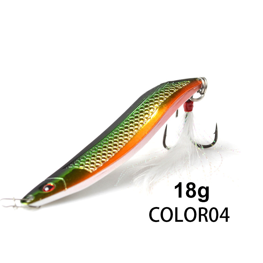 Metal VIB Iron Plate Sea Bass Road Yaying Long Range Drop - Blue Force Sports