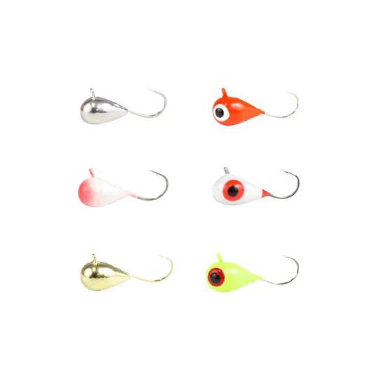 CLAM DROP JIG KIT SIZE 12 1/16OZ ASST. COLORS 12790