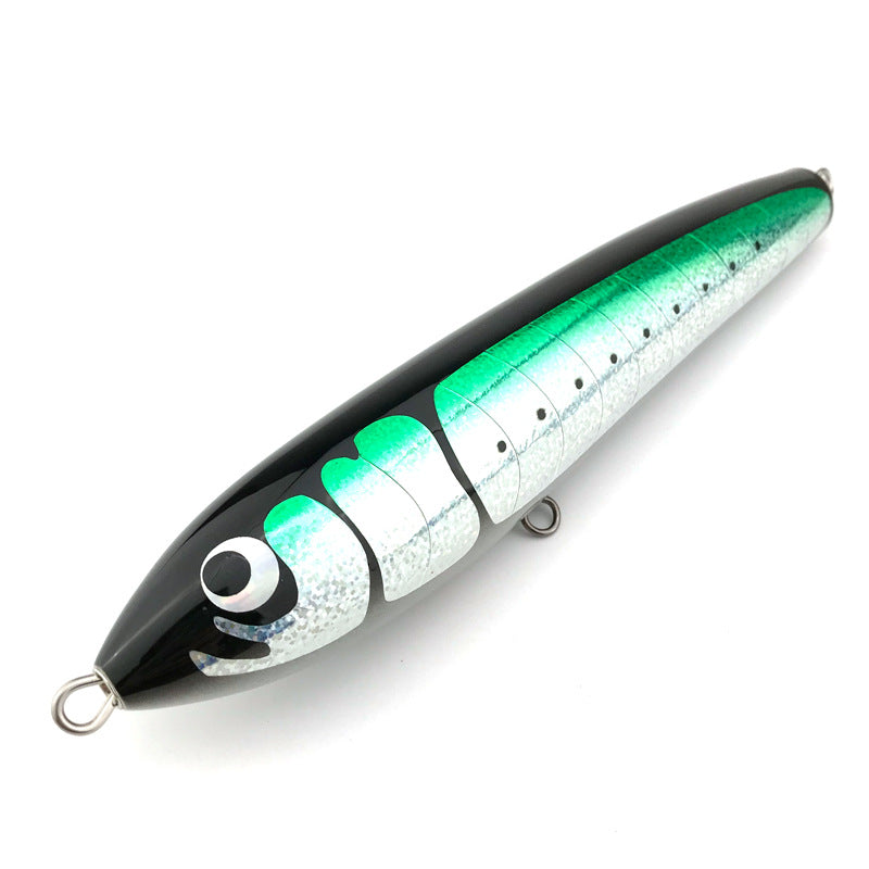 80g 90g Handmade Wood Fishing Lure Lure Sea Fishing Boat Fishing Pencil - Blue Force Sports