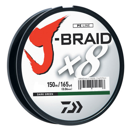 J-Braid 40lb DkGreen 150m - GhillieSuitShop