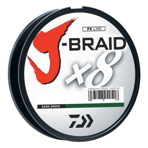 J-Braid 50lb DkGreen 300m - GhillieSuitShop