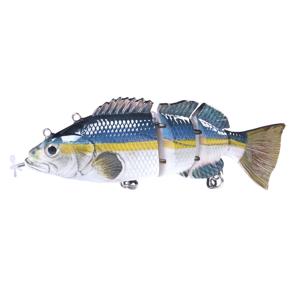 Luya Fake Lure Knotty Fish 15CM54G Automatic Fish Usb Knotty Fish Electric Bait - Blue Force Sports
