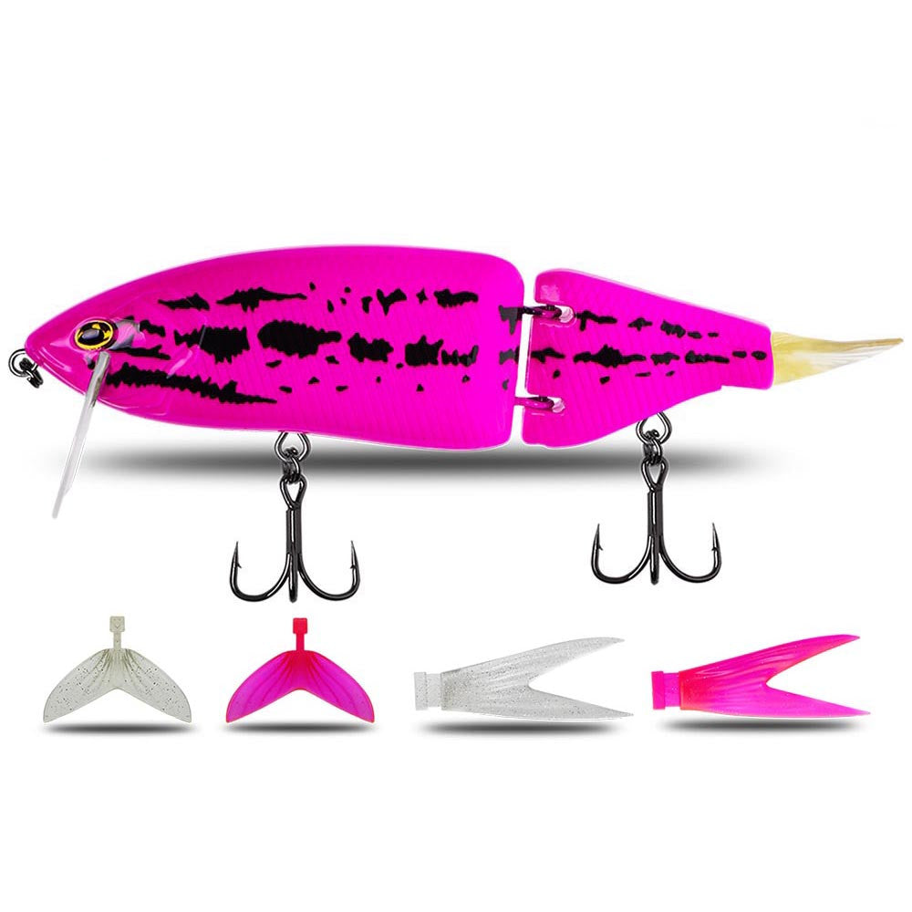 Sub-floating Water Multi-section Bionic False Bait - Blue Force Sports