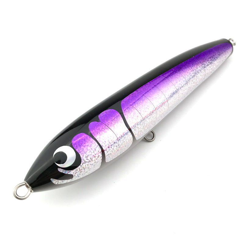 80g 90g Handmade Wood Fishing Lure Lure Sea Fishing Boat Fishing Pencil - Blue Force Sports