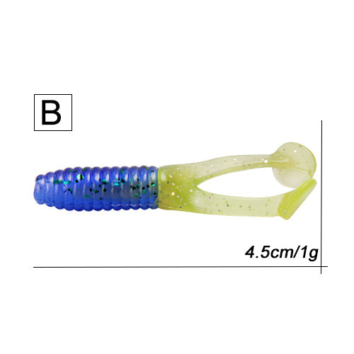 10pcs 45mm Or 5pcs 80mm Swimming Double Paddle Tai - Blue Force Sports