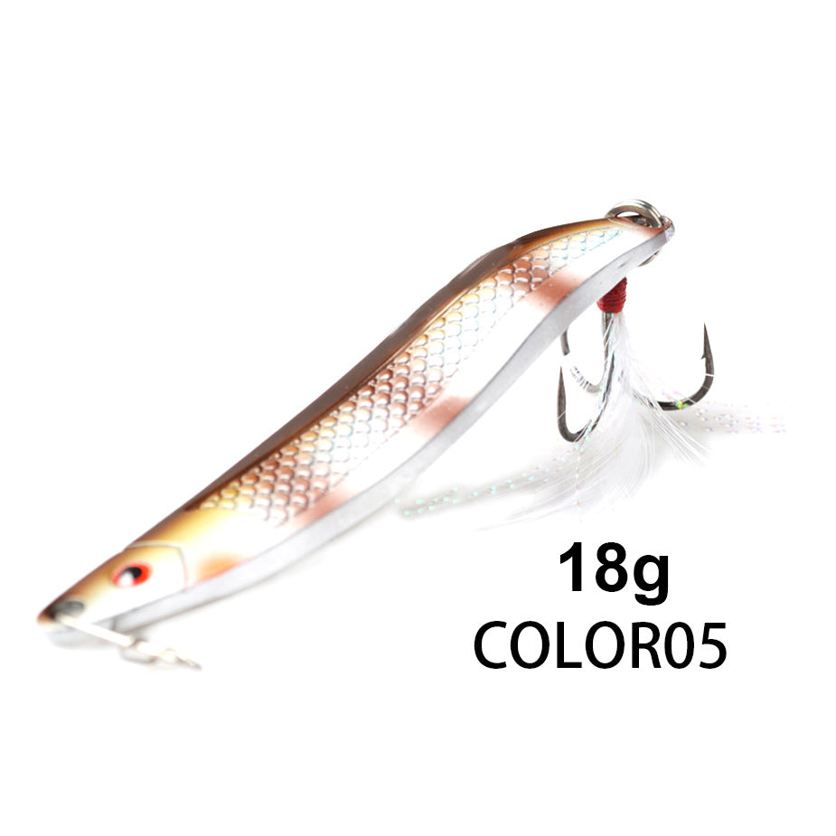 Metal VIB Iron Plate Sea Bass Road Yaying Long Range Drop - Blue Force Sports