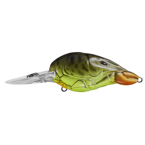 HFC Crawfish Crankbait,chartreuse rt br,6 - GhillieSuitShop