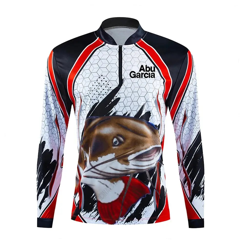 Mens Anti - UV Fishing Shirt 1/4 Zip - S