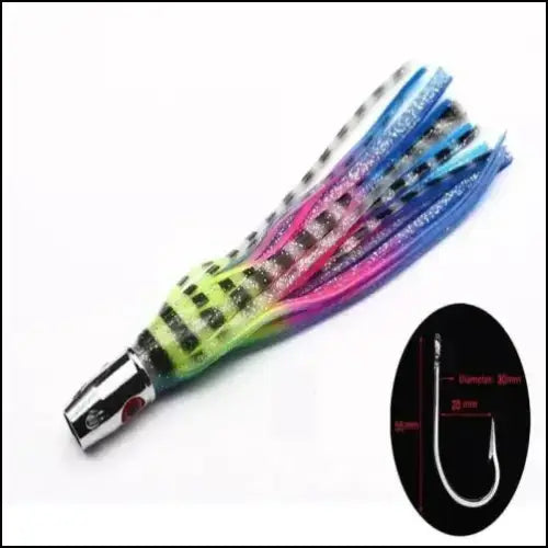 Octopus Trolling Soft Bait Fishing Lure 55g 16.5cm