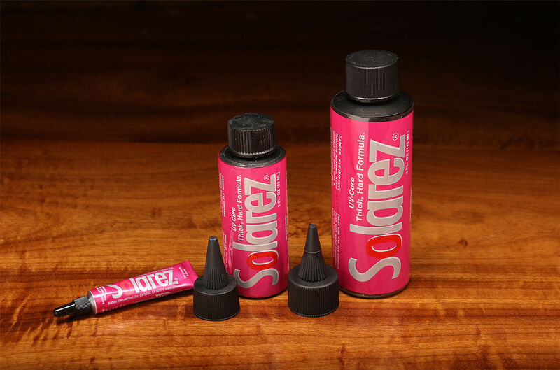 HARELINE SOLAREZ FLY TIE THICK HARD FORMULA 4.0 OZ BOTTLE