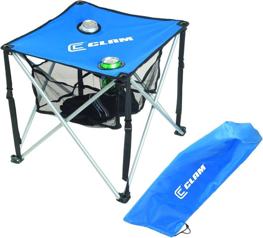 New Clam Quick-Pack Table Square With Carry Case